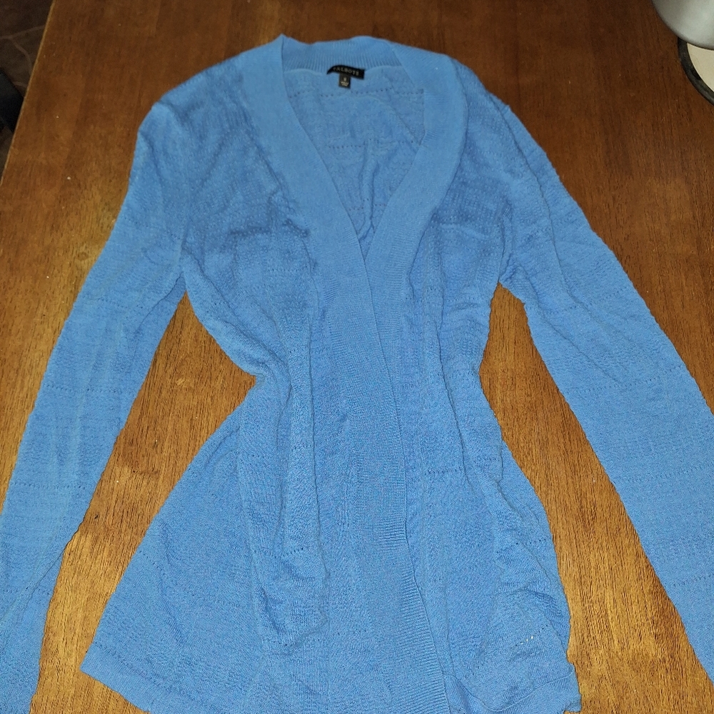 Talbots Women's Blue Cardigan Sweater